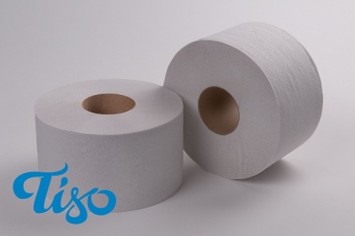 Туалетная бумага в рулоне Tiso-Т-75-1 белые 1-cл  75м *30шт/кор 210105 