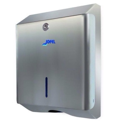 Диспенсер Jofel AH14000  для бумажных полотенец в пачках , нержавеющая сталь матовая